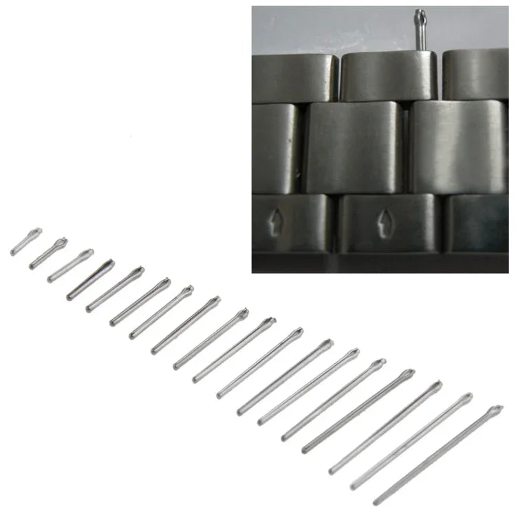 6-23mm Uhrenarmband Uhrenbefestigungen Stahlbefestigungswelle / Armbandachse Uhrenreparaturwerkzeug, 6-23mm