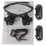 Verbesserte Version Uhrmacher-Lupe mit vier verschiedenen Vergrößerungen, 9892