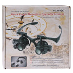 Verbesserte Version Uhrmacher-Lupe mit vier verschiedenen Vergrößerungen, 9892