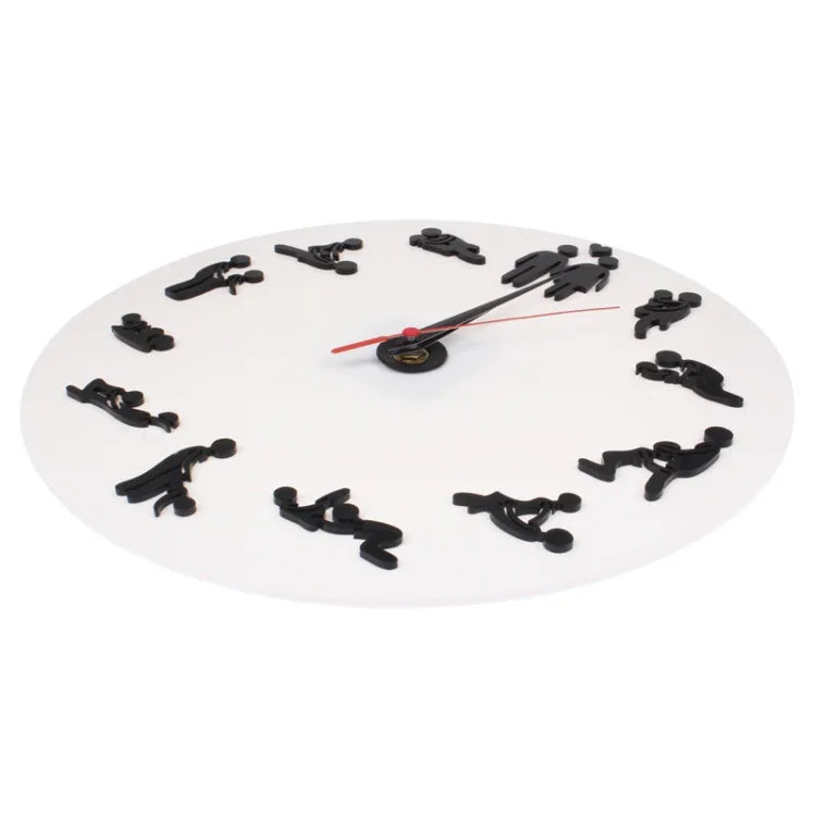 Stellungs-Uhr / Neuartige Wanduhr für Erwachsene, Sex Position Clock