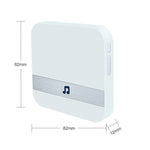 B10 52-Glocken-Türklingelempfänger (110 dB) mit geringem Stromverbrauch, US-Stecker, Wechselstrom 90–260 V, B10 schwarzer US-Stecker, B10 weißer US-Stecker