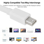 Mini DP DisplayPort Kabel für Apple iMac MacBook Pro, Länge: 2m, Mini DP zu Mini DP Stecker
