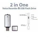 USB-Diktiergerät + 8GB USB-Flash-Disk, 8GB