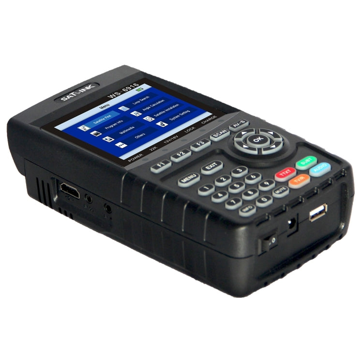 SATLINK WS6916 Digitaler Satelliten-Sucher, 3,5 Zoll TFT-LCD-Bildschirm, unterstützt DVB-S / S2, MPEG-2 / MPEG-4, WS6916