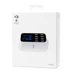 YC-CDA19A 8-Port USB Multifunktions 40W Intelligentes Digitalanzeige Schnelllade-Dock, UK-Stecker, SAS1049A, SAS1049B, SAS1049C