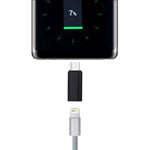 8 Pin Buchse zu USB-C / Typ-C Stecker Metallgehäuse Adapter