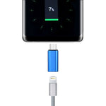 8 Pin Buchse zu USB-C / Typ-C Stecker Metallgehäuse Adapter