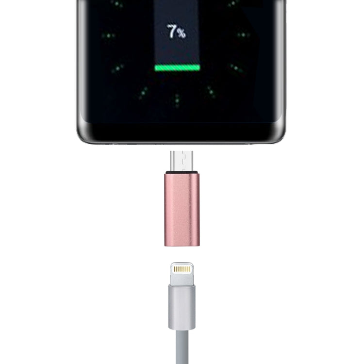 8 Pin Buchse zu USB-C / Typ-C Stecker Metallgehäuse Adapter
