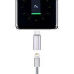 8 Pin Buchse zu USB-C / Typ-C Stecker Metallgehäuse Adapter