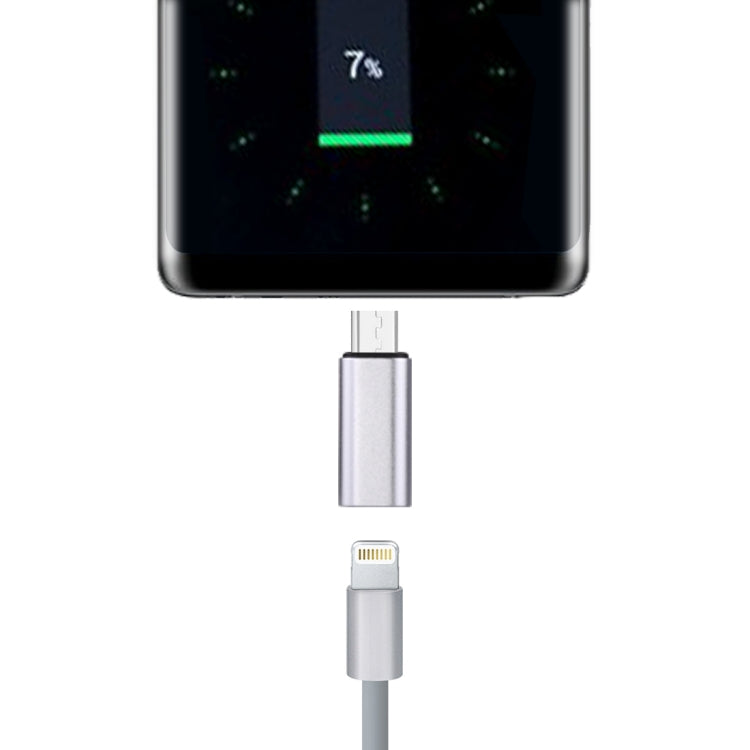 8 Pin Buchse zu USB-C / Typ-C Stecker Metallgehäuse Adapter