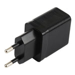 LZ-728 QC 3.0 USB + PD 20W USB-C / Type-C Schnellreise-Ladegerät, EU-Stecker