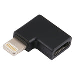 8 Pin Stecker zu USB-C / Typ-C Buchse Winkel-Ladeadapter, 8 Pin Stecker zu USB-C / Typ-C Buchse