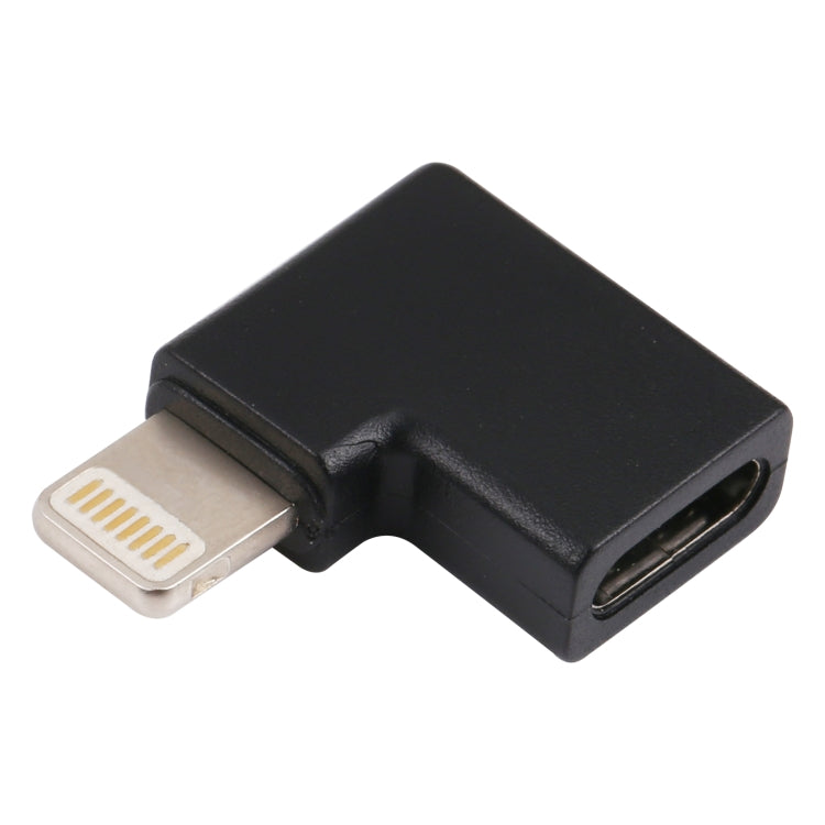 8 Pin Stecker zu USB-C / Typ-C Buchse Winkel-Ladeadapter, 8 Pin Stecker zu USB-C / Typ-C Buchse