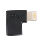 8 Pin Stecker zu USB-C / Typ-C Buchse Winkel-Ladeadapter, 8 Pin Stecker zu USB-C / Typ-C Buchse