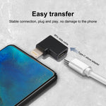 8 Pin Stecker zu USB-C / Typ-C Buchse Winkel-Ladeadapter, 8 Pin Stecker zu USB-C / Typ-C Buchse