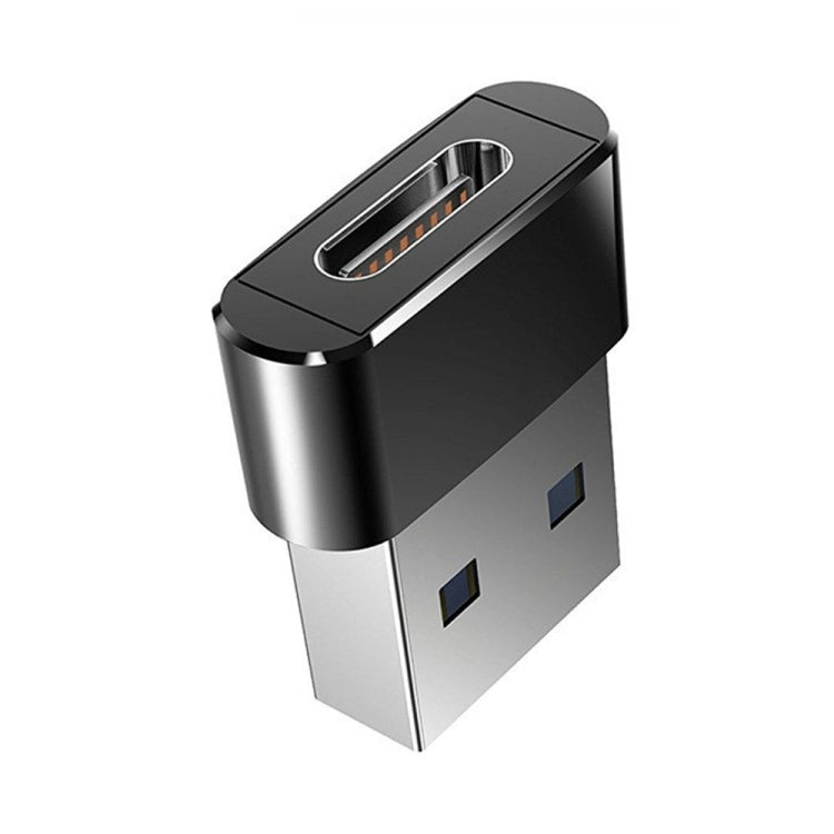 2 Stück USB-C- / Typ-C-Buchse auf USB 2.0-Stecker Adapter, unterstützt Laden & Datenübertragung