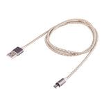 360-Grad-Drehung 1m Geflochtener Micro USB zu USB 2.0 Starkes Magnetisches Ladekabel mit LED-Anzeige