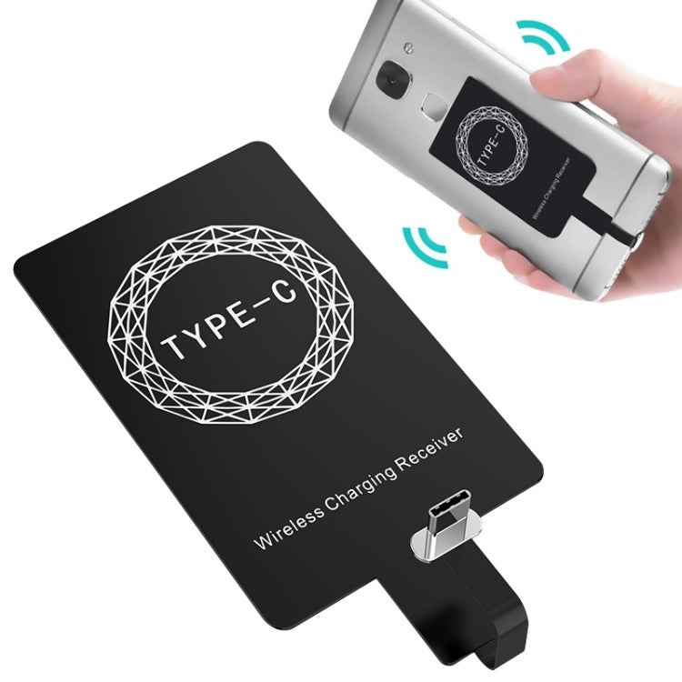 5V 800mA Qi Standard Wireless Charging Receiver mit USB-C / Type-C Anschluss, für Type-C Handys