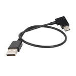 30 cm langes USB-auf-USB-C-/Typ-C-Winkel-Datenkabel für DJI SPARK / MAVIC PRO / Phantom 3 &amp; 4 / Inspire 1 &amp; 2, USB auf USB-C/Typ-C
