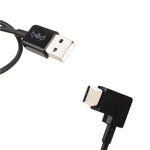 30 cm langes USB-auf-USB-C-/Typ-C-Winkel-Datenkabel für DJI SPARK / MAVIC PRO / Phantom 3 &amp; 4 / Inspire 1 &amp; 2, USB auf USB-C/Typ-C
