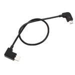 30 cm Micro-USB-auf-USB-C-/Typ-C-Konverter-Datenkabelanschluss für DJI Mavic Pro &amp; Spark Fernsteuerung, Smartphones, Tablets, Micro-USB auf USB-C/Typ-C
