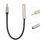 REXLIS TC128MF 3,5-mm-Stecker auf 6,5-mm-Klinkenbuchse Audio-Adapterkabel, Länge: 60 cm