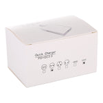 24W PD + QC3.0 Fast Charger Power Adapter Plug Adapter EU Plug, 24W EU Plug