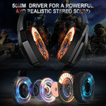 ONIKUMA K10 3,5mm Computer Gaming kabelgebundenes Headset mit RGB-LED-Beleuchtung, K10