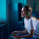 ONIKUMA K10 3,5mm Computer Gaming kabelgebundenes Headset mit RGB-LED-Beleuchtung, K10