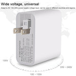 WLX-A6 4-Port USB-Reiseladegerät mit Schnellladefunktion, US-Stecker