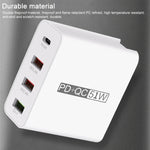 WLX-A6 4 Ports Quick Charging USB-Reiseladegerät Netzteil, AU-Stecker, AU-Stecker