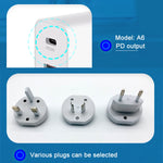 WLX-A6 4 Ports Quick Charging USB-Reiseladegerät Netzteil, AU-Stecker, AU-Stecker