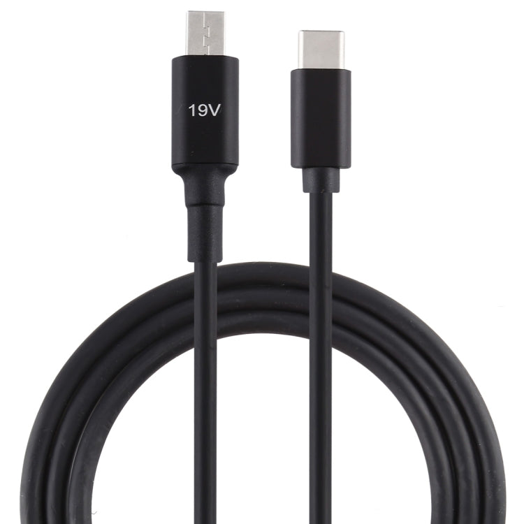 Für ASUS X205T 19V Stromanschluss zu USB-C / Type-C Männlich Laptop-Ladekabel, Kabellänge: 1,5m, Für ASUS X205T Stromanschluss zu USB-C / Type-C Männlich