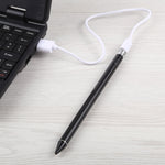 Langer universeller wiederaufladbarer kapazitiver Touchscreen-Stift mit 2,3mm superfiner Metallspitze für iPhone, iPad, Samsung und andere kapazitive Touchscreen-Smartphones oder Tablet-PCs