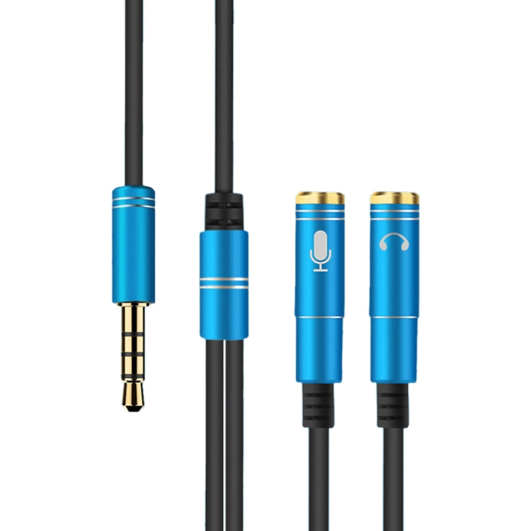 2 in 1 3,5mm Stecker zu Doppel 3,5mm Buchse TPE Hochflexibles Audiokabel Splitter, Kabellänge: 32cm