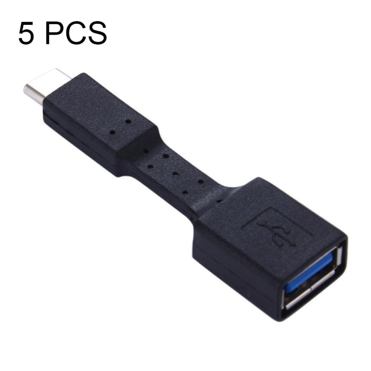 5 Stück USB-C / Typ-C Stecker auf USB 3.0 Buchse OTG Adapter, USB-C / Typ-C auf USB 3.0