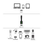 5 Stück USB-C / Typ-C Stecker auf USB 3.0 Buchse OTG Adapter, USB-C / Typ-C auf USB 3.0