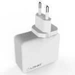 LDNIO A4403 4.4A Smart Travel Charger mit 4 USB-Ports, EU-Stecker, SAS5293AU, SAS5293EU, SAS5293UK, SAS5293US