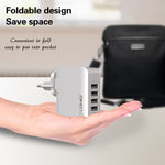 LDNIO A4403 4.4A Smart Travel Charger mit 4 USB-Ports, EU-Stecker, SAS5293AU, SAS5293EU, SAS5293UK, SAS5293US