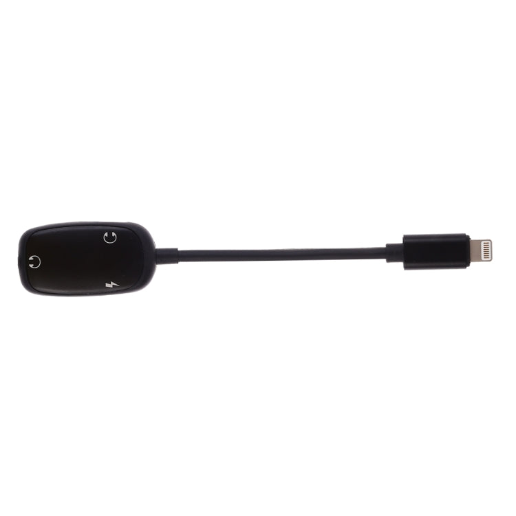 8-Pin zu 8-Pin Ladeanschluss + 8-Pin Ohrhöreranschluss + 3,5mm Audioanschluss Ohrhöreradapter, Silber, Schwarz, Pink, Gold, Rot