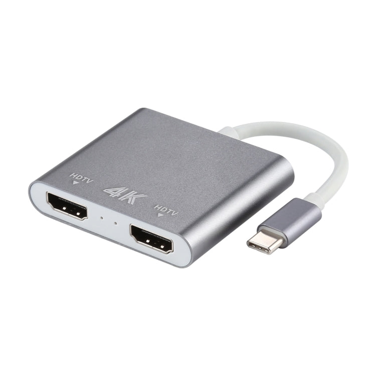 4K Ultra HD Dual HDMI Schnittstellen-Ausgang zu USB-C / Type-C Adapter, 9175B
