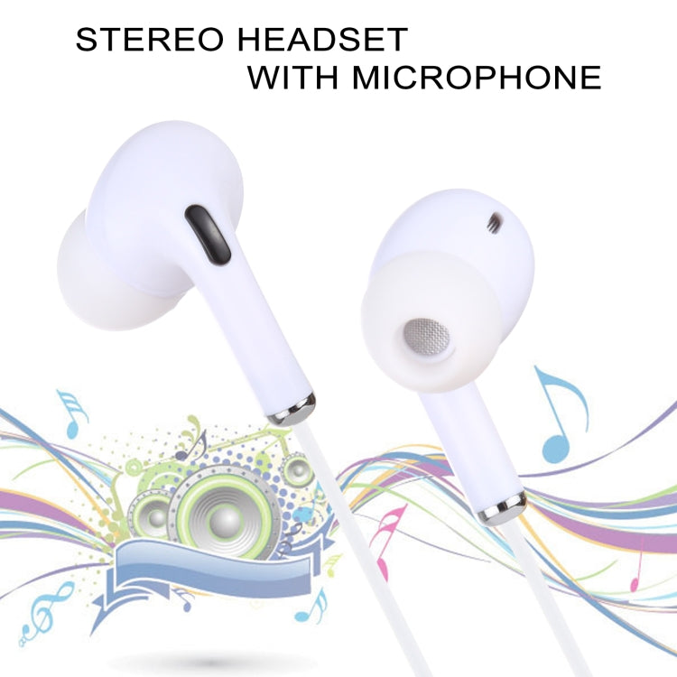 3,5mm Stecker In-Ear Kabelgebundener Ohrhörer mit Mikrofon, Kabellänge: ca. 1,2m, 3,5mm