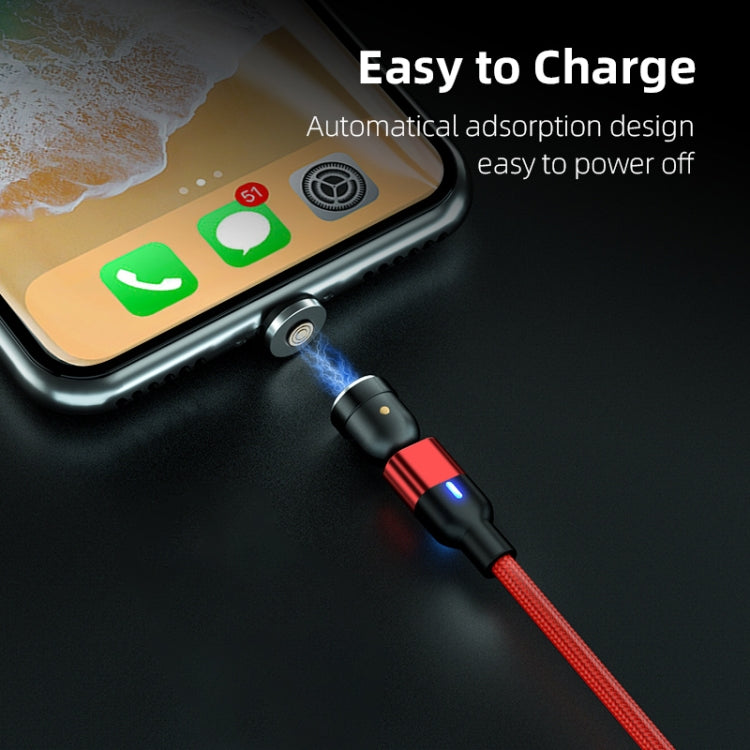 2m 3A Ausgang USB auf Micro-USB 540 Grad drehbares magnetisches Datensynchronisations-Ladekabel, 2m Micro-USB