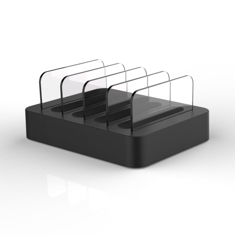 45W PD USB-C / Type-C + 18W PD USB-C / Type-C + 18W QC 3.0 USB + USB-Anschlüsse Intelligentes Ladegerät mit abnehmbarem Rahmen, UK-Stecker, 016PD UK-Stecker