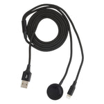 Für iPhone / Apple Watch 2 in 1 8 Pin + Magnetische Ladestation Multifunktions-Ladekabel, Länge: 1m, 2 in 1