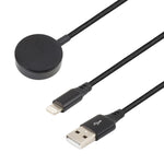 Für iPhone / Apple Watch 2 in 1 8 Pin + Magnetische Ladestation Multifunktions-Ladekabel, Länge: 1m, 2 in 1
