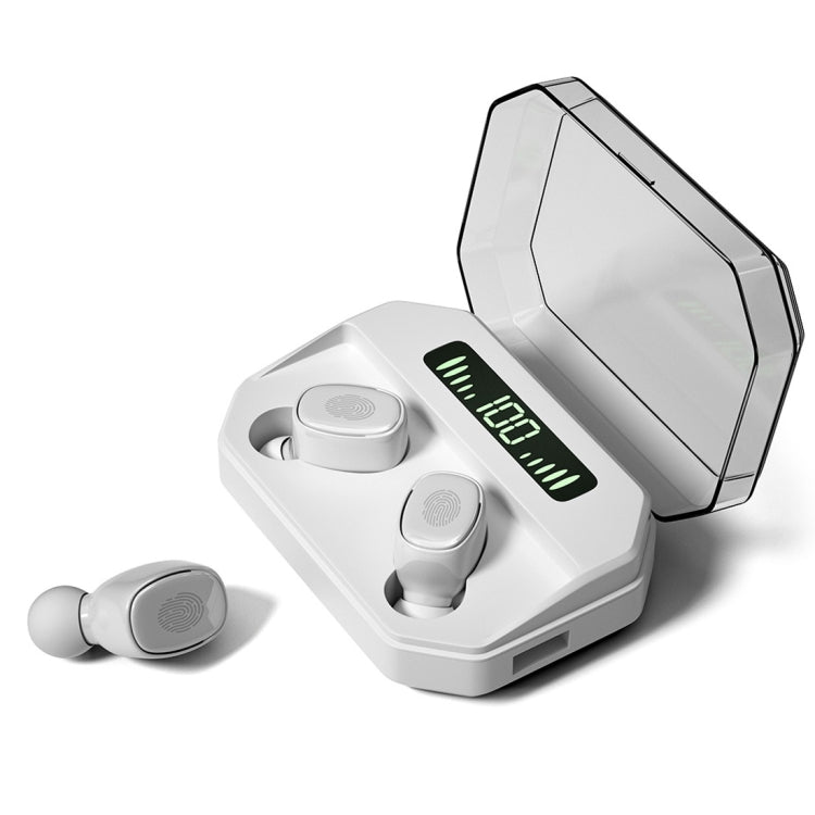 M8 Bluetooth 5.0 TWS Touch Digitalanzeige True Wireless Bluetooth-Kopfhörer mit Ladebox