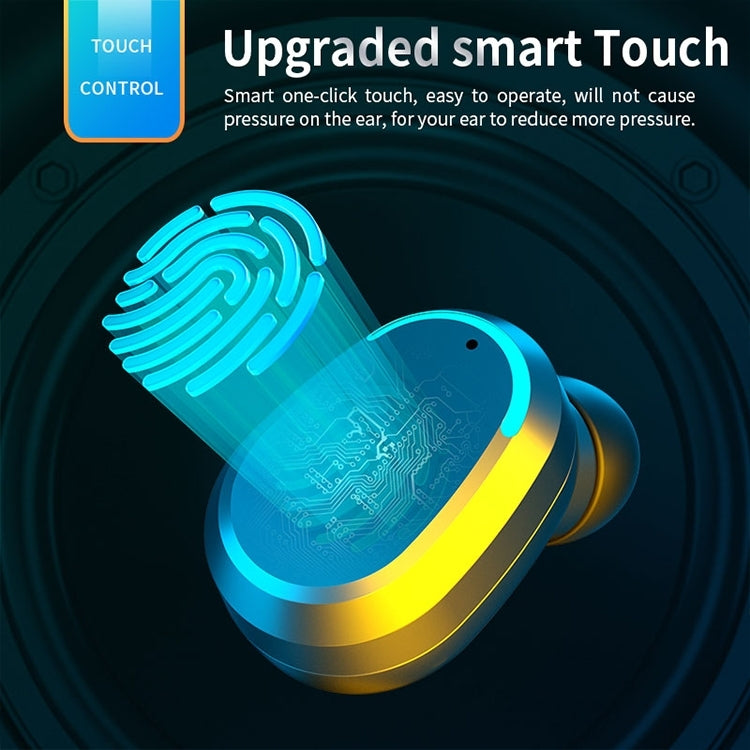M8 Bluetooth 5.0 TWS Touch Digitalanzeige True Wireless Bluetooth-Kopfhörer mit Ladebox