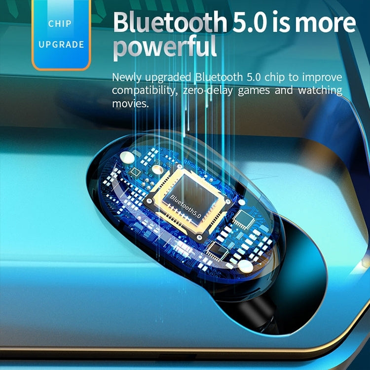 M8 Bluetooth 5.0 TWS Touch Digitalanzeige True Wireless Bluetooth-Kopfhörer mit Ladebox