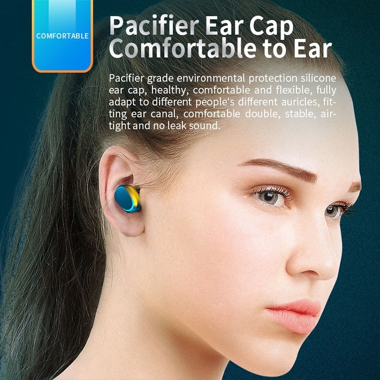 M8 Bluetooth 5.0 TWS Touch Digitalanzeige True Wireless Bluetooth-Kopfhörer mit Ladebox